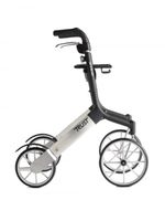 Rollator Let's Go Out seitlich in der Farbe schwarz/silber
